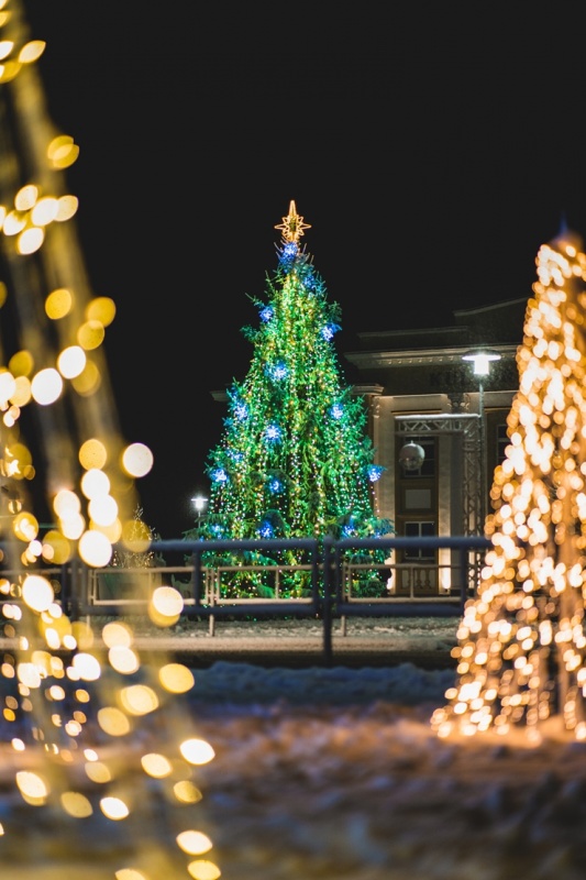 Gluži kā pasakā - Balvi ziemas rotā. Foto: Balvu novada pašvaldība 295110