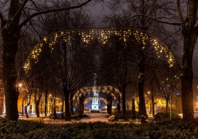 Vidzemes skaistās Cēsis izbauda ziemu. Foto: Cēsu TIC 9