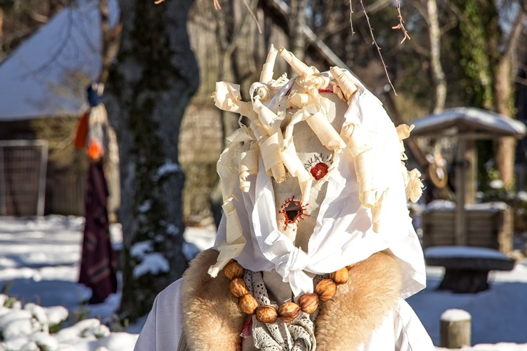 Ventspils Piejūras brīvdabas muzejā aizvadīta Meteņu diena. Foto: Oskars Jūra 297529