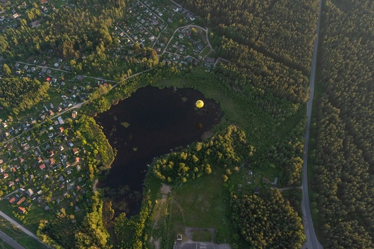 Gaisa balonu šovs Daugavpilī un Daugavpils no putna lidojuma 303240