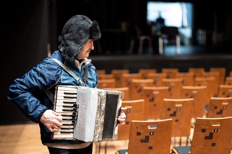 Lielvārdes kultūras centrs un folkloras kopa «Josta» krāšņi atzīmē Meteņdienu. Foto: Raimonds Volonts 313986