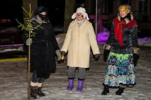 Lielvārdes kultūras centrs un folkloras kopa «Josta» krāšņi atzīmē Meteņdienu. Foto: Raimonds Volonts 15