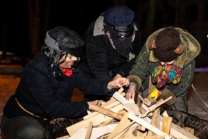 Lielvārdes kultūras centrs un folkloras kopa «Josta» krāšņi atzīmē Meteņdienu. Foto: Raimonds Volonts 17