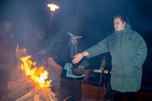 Lielvārdes kultūras centrs un folkloras kopa «Josta» krāšņi atzīmē Meteņdienu. Foto: Raimonds Volonts 18