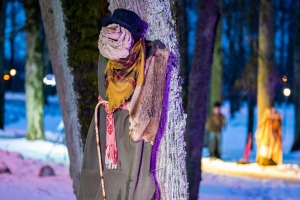 Lielvārdes kultūras centrs un folkloras kopa «Josta» krāšņi atzīmē Meteņdienu. Foto: Raimonds Volonts 2