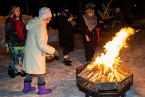 Lielvārdes kultūras centrs un folkloras kopa «Josta» krāšņi atzīmē Meteņdienu. Foto: Raimonds Volonts 20