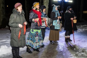 Lielvārdes kultūras centrs un folkloras kopa «Josta» krāšņi atzīmē Meteņdienu. Foto: Raimonds Volonts 24
