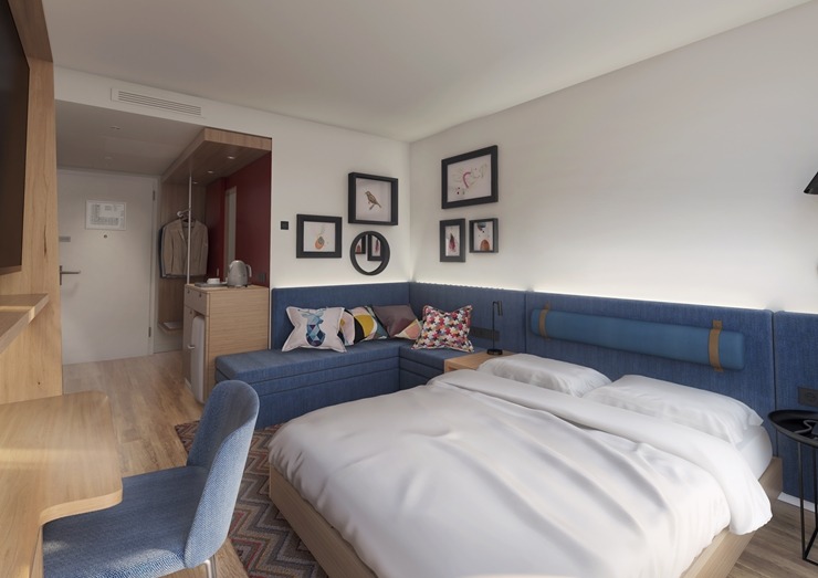 Pie lidostas «Rīga» viesiem ir pieejama jauna viesīca «Hampton by Hilton Riga Airport» 315248