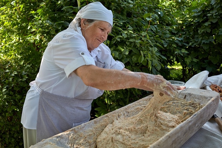 Lauku ceļotājs: Maizes un sidra svētki Āraišu dzirnavās savieno divu garšu baudas. Foto: Valdis Ošiņš 321320