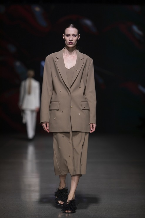 Rīgas modes nedēļā «Riga Fashion Week 2022» prezentējas «Nolo» no Latvijas. Foto: Mark Litvyakov 326536
