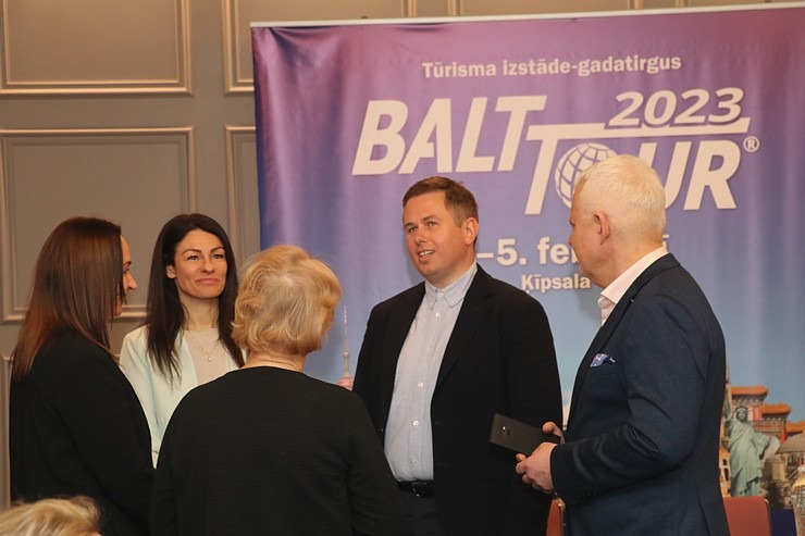Tūrisma izstādes «Balttour 2023» organizatori rīko preses konferenci Rīgas viesnīcā «Grand Poet Hotel» Tūrisma izstādes «Balttour 2023» organizatori rīko preses konferenci Rīgas viesnīcā «Grand Poet Hotel» 331778