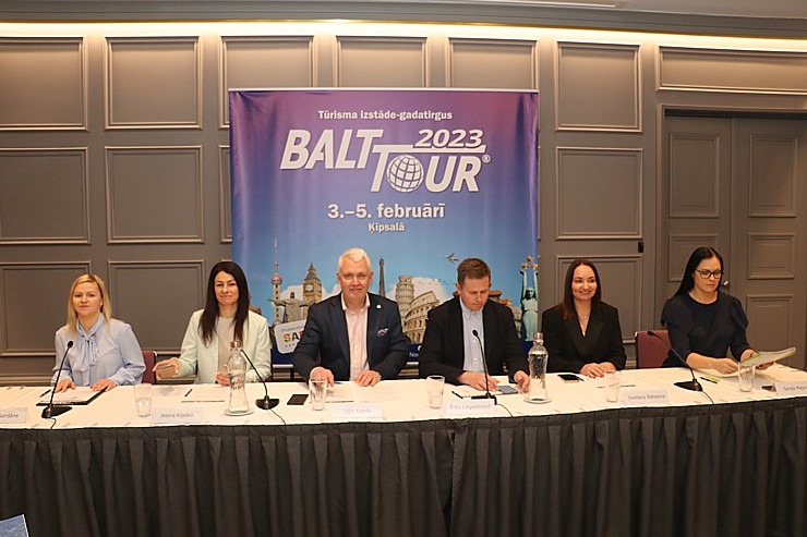 Tūrisma izstādes «Balttour 2023» organizatori rīko preses konferenci Rīgas viesnīcā «Grand Poet Hotel» Tūrisma izstādes «Balttour 2023» organizatori rīko preses konferenci Rīgas viesnīcā «Grand Poet Hotel» 331768
