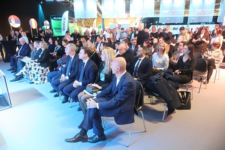 Tūrisma izstādes «Balttour 2023» atklāšanas ceremonija Ķīpsalā. Foto: Rojs Maizītis 332338