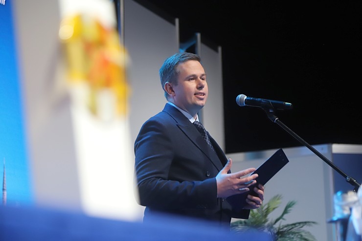 Tūrisma izstādes «Balttour 2023» atklāšanas ceremonija Ķīpsalā. Foto: Rojs Maizītis 332339