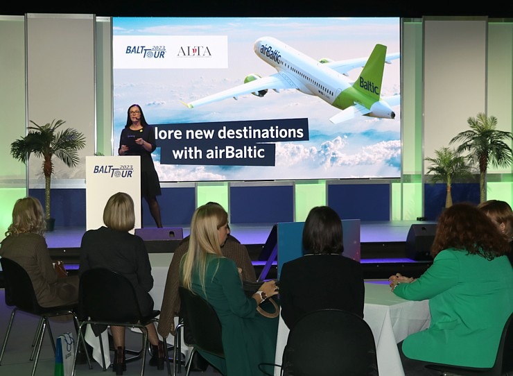 «Balttour 2023» laikā «airBaltic» organizē tūrisma profesionāļiem galamērķu pasākumu 332802
