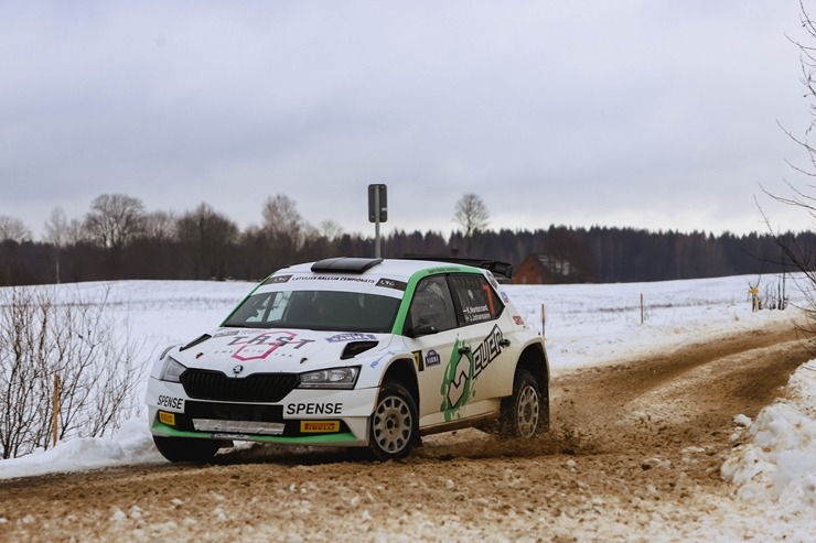 Rallija «Sarma 2023» kopvērtējuma uzvara arī šoreiz latviešiem izslīd caur pirkstiem. Foto: Gatis Smudzis 332893
