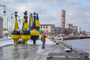 Skati uz Ventspils ostu un promenādi no vecajām Jūras darbnīcām. Foto: Oskars Jūra 12