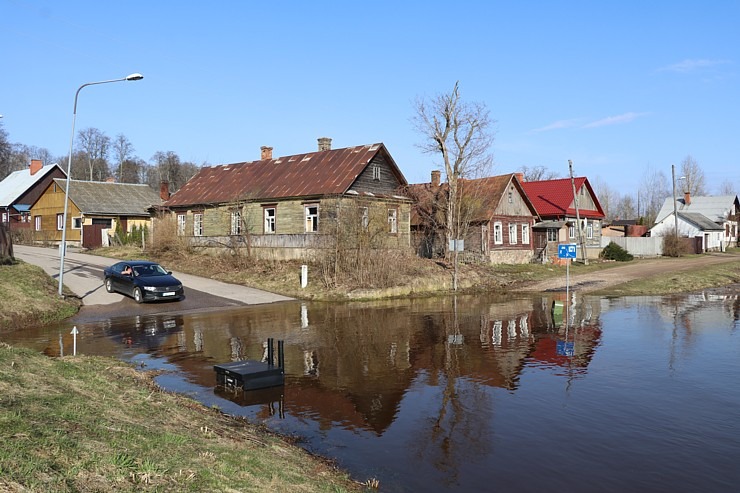 Daugava Latgalē ar palu ūdeņiem appludina Krāslavu, Daugavpili, Līvānus un... 334720