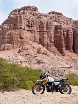 Arnis Jaudzems ar motociklu apceļo Argentīnu 2000 km garā maršrutā. Foto: Arnis Jaudzems 27