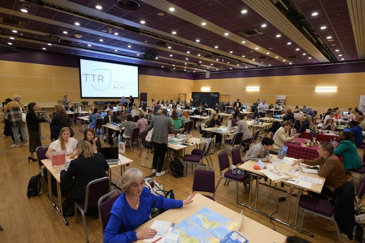 Starptautiskā tūrisma kontaktbirža «TTR Baltic» notiek «Radisson Blu Latvija Conference & Spa Hotel». Foto: Kaspars Garda Starptautiskā tūrisma kontaktbirža «TTR Baltic» notiek «Radisson Blu Latvija Conference & Spa Hotel». Foto: Kaspars Garda 337022