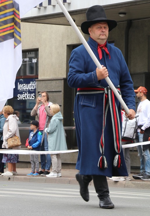 Foto mirkļi no dziesmu un deju svētku dalībnieku gājiena Rīgā - «Novadu dižošanās» 339090