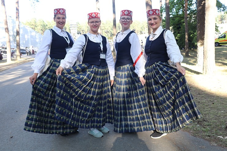 Dziesmu svētku dziesminieku lielkoncerts un svinības Mežaparkā 339421