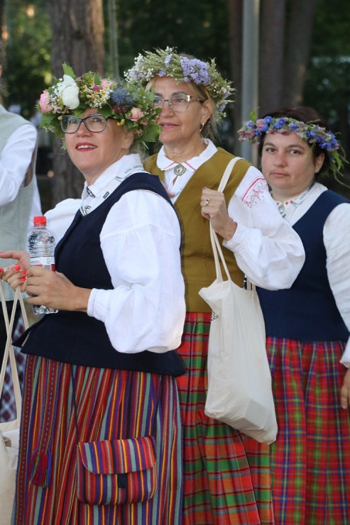 Dziesmu svētku dziesminieku lielkoncerts un svinības Mežaparkā 339468