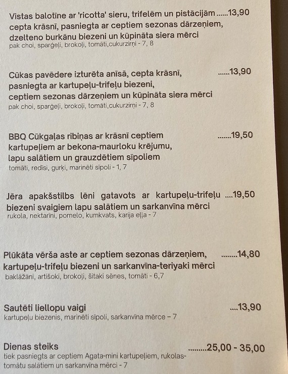 Travelnews.lv izbauda Mārupes ģimenes restorāna «Hercogs» ēdienkarti 340504