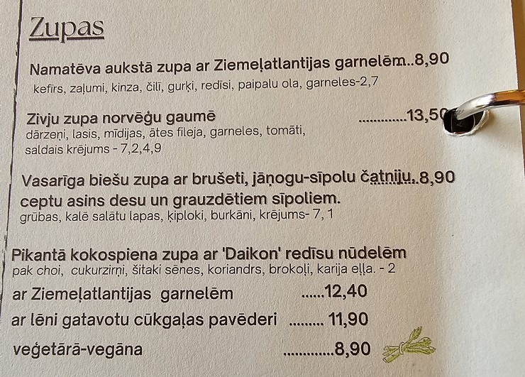 Travelnews.lv izbauda Mārupes ģimenes restorāna «Hercogs» ēdienkarti 340505