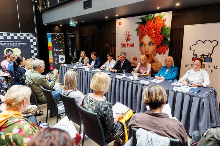 Pārtikas izstāde «Riga Food 2023» aicina medijus viesnīcā «Pullman Riga Old Town» uz preses konferenci. Foto: RigaFood.lv 342127