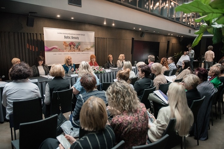 «Baltic Beauty 2023» ieskandina interesi par izstādi Vecrīgas viesnīcā «Pullman Riga Old Town».Foto: BT1 345448