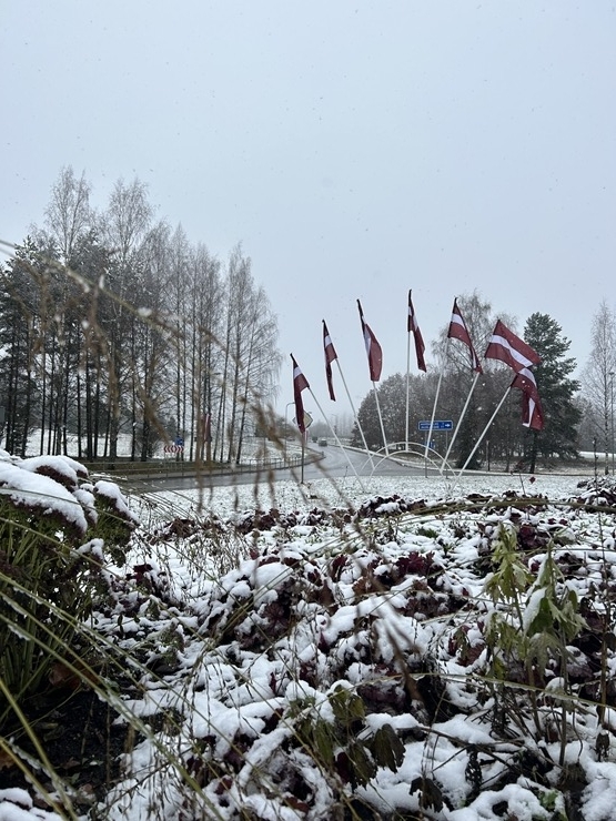 Vidzemes Alūksnē ir sasnidzis sniegs. Foto: Visitaluksne.lv 346549