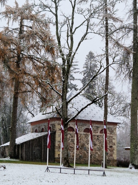 Vidzemes Alūksnē ir sasnidzis sniegs. Foto: Visitaluksne.lv 346543