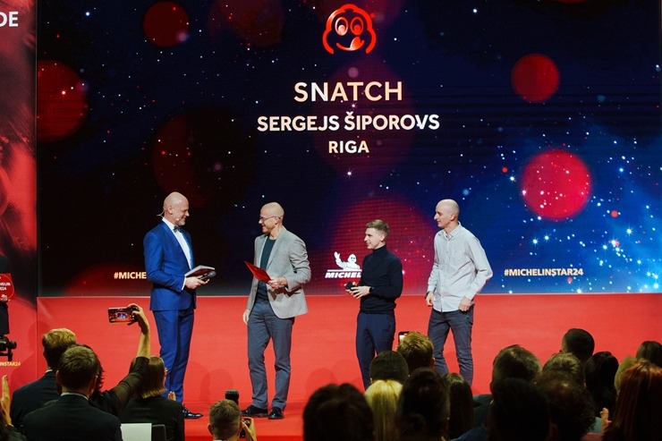 Slavenais gardēžu ceļvedis «Michelin Guide» svinīgā ceremonijā nosaka labākos Latvijas restorānus. Foto: Rojs Maizītis Slavenais gardēžu ceļvedis «Michelin Guide» svinīgā ceremonijā nosaka labākos Latvijas restorānus. Foto: Rojs Maizītis 346776