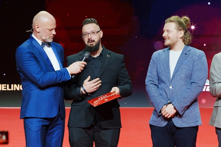 Slavenais gardēžu ceļvedis «Michelin Guide» svinīgā ceremonijā nosaka labākos Latvijas restorānus. Foto: Rojs Maizītis Slavenais gardēžu ceļvedis «Michelin Guide» svinīgā ceremonijā nosaka labākos Latvijas restorānus. Foto: Rojs Maizītis 346779