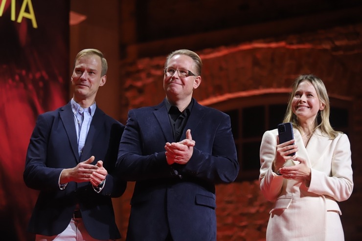 Slavenais gardēžu ceļvedis «Michelin Guide» svinīgā ceremonijā nosaka labākos Latvijas restorānus. Foto: Rojs Maizītis Slavenais gardēžu ceļvedis «Michelin Guide» svinīgā ceremonijā nosaka labākos Latvijas restorānus. Foto: Rojs Maizītis 346808