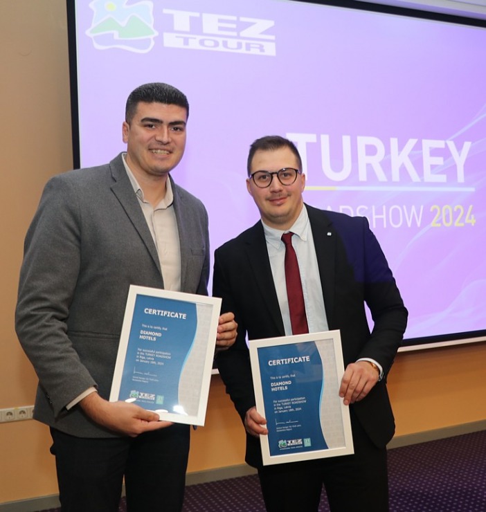 Tūroperators «Tez Tour Latvija» rīko izzinošu «Turkey Roadshow 2024» Latvijas ceļojumu konsultantiem 349051