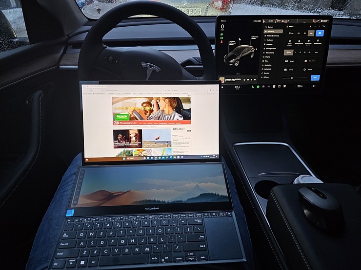 Apceļojam sniegoto Latviju ar auto nomas «Sixt Latvija» spēkratu «Tesla Y Long Range AWD» 349137