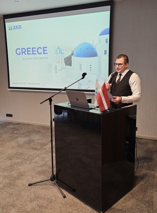 Tūroperators «Tez Tour Latvija» kopā ar Grieķijas viesnīcām rīko «Greece RoadShow 2024» ceļojumu konsultantiem 350532