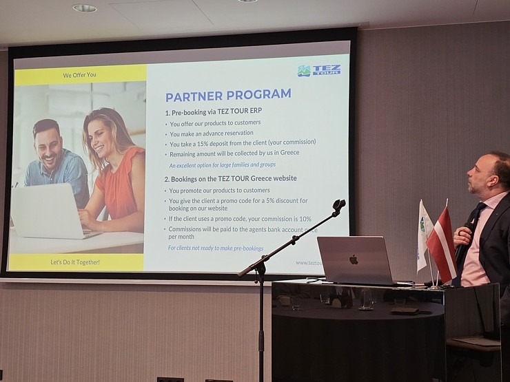 Tūroperators «Tez Tour Latvija» kopā ar Grieķijas viesnīcām rīko «Greece RoadShow 2024» ceļojumu konsultantiem Tūroperators «Tez Tour Latvija» kopā ar Grieķijas viesnīcām rīko «Greece RoadShow 2024» ceļojumu konsultantiem 350538