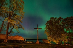 Burvīgo ziemeļblāzmu Ludzā piefiksēja fotogrāfe Ligita Karvele 1