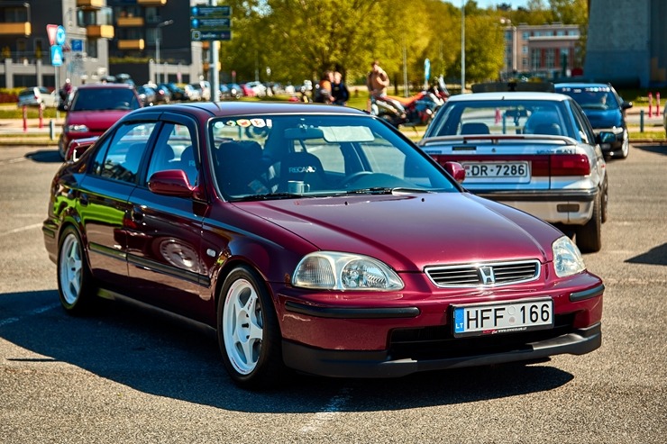 Pie Arēnas Rīga notiek starptautisks japāņu auto saiets Japfest Riga. Foto: Artūrs Umbraško 353797