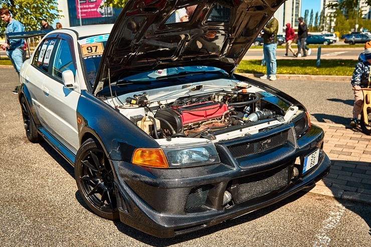 Pie Arēnas Rīga notiek starptautisks japāņu auto saiets Japfest Riga. Foto: Artūrs Umbraško 353811