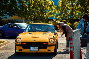 Pie Arēnas Rīga notiek starptautisks japāņu auto saiets Japfest Riga. Foto: Artūrs Umbraško 4