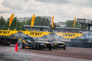 Latvijas drifta sezona šogad tika atklāta ar divu dienu sacensībām Biķerniekos. Foto: Elīne Berķe Bluša 15