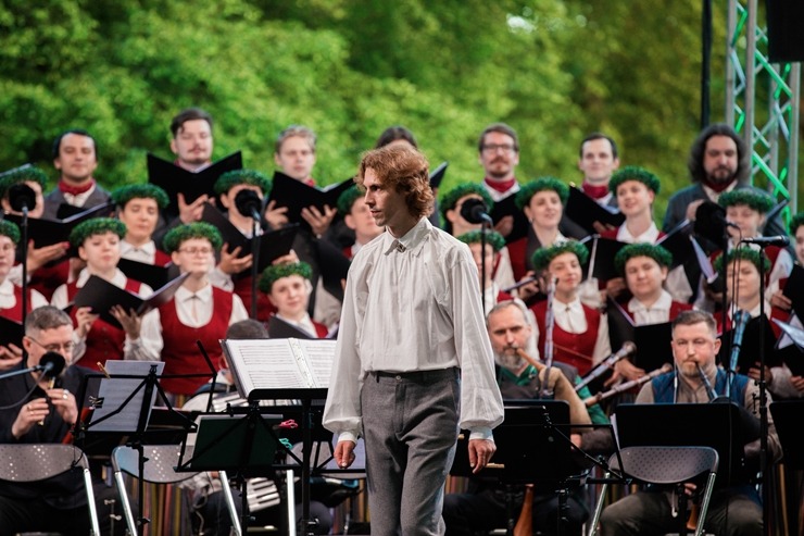 Daži fotomirkļi no Raimonda Tigula tradicionālā brīvdabas koncerta «Tiguļkalns» Talsos. Foto: Bruno Kabucis 355512