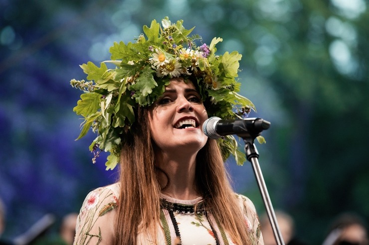 Daži fotomirkļi no Raimonda Tigula tradicionālā brīvdabas koncerta «Tiguļkalns» Talsos. Foto: Bruno Kabucis 355487