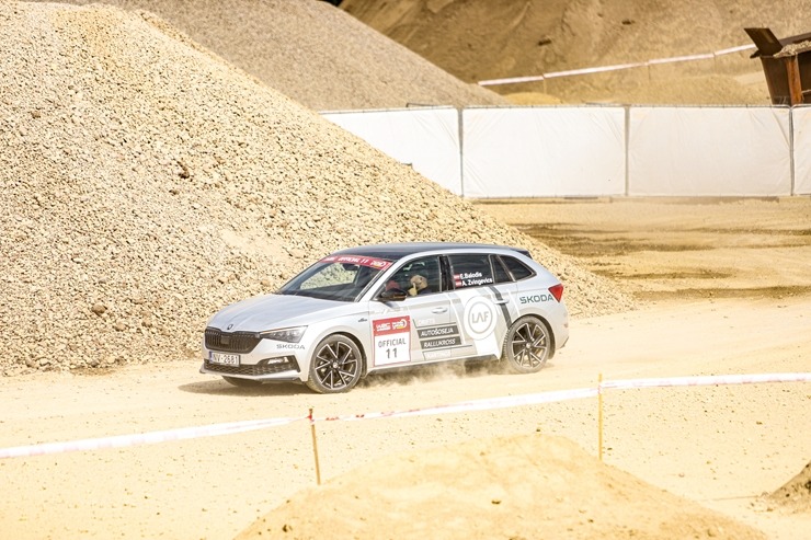 Piedāvājam spilgtākos foto mirkļus no FIA pasaules rallija čempionāta (WRC) debijas Latvijā. Foto: Gatis Smudzis 357031