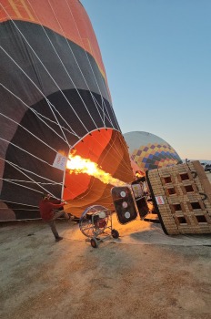 Sadarbībā ar «Turkish Airlines» izbaudām Kapadokijas gaisa balonu lidojumu ar saullēktu 6