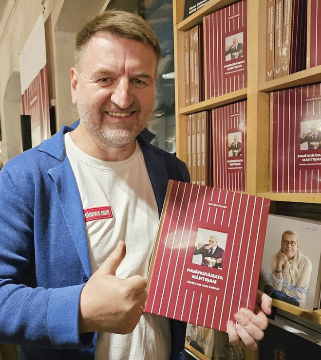 Tiek oficiāli atklāta piemiņas grāmata slavenajam šefpavāram Mārtiņam Rītiņam - «Pavārgrāmata Mārtiņam» Tiek oficiāli atklāta piemiņas grāmata slavenajam šefpavāram Mārtiņam Rītiņam - «Pavārgrāmata Mārtiņam» 365247